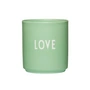 Design Letters - AJ Favourite Porcelain mug, Love / green bliss