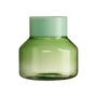 Design Letters - Generous vase medium, milky green / green