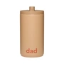 Design Letters - Travel Mug, 0.35 l, dad / beige