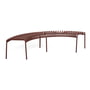 Hay - Palissade Park Bench including midfoot, iron red