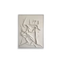 Studio Mykoda - SAHAVA Porca Miseria 1, 60 x 80 cm, beige light / frame white