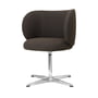 ferm Living - Rico Dining Chair rotatable, dark gray (Kvadrat Hallingdal - 376)
