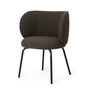 Ferm Living - Rico Dining Chair, dark gray (Kvadrat Hallingdal - 376)