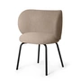 Ferm Living - Rico Dining Chair, sand (Bouclé)