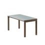 Muuto - Couple Coffee table, 84 x 40 cm, 1 Plain, oak dark oiled / pale blue
