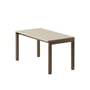 Muuto - Couple Coffee table, 84 x 40 cm, 1 Plain, dark oiled oak / sand