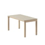 Muuto - Couple Coffee table, 84 x 40 cm, 1 Plain, oak / sand