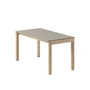 Muuto - Couple Coffee table, 84 x 40 cm, 1 Plain, oak / taupe