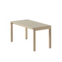 Muuto - Couple Coffee table, 84 x 40 cm, 1 Wavy, oak / sand