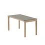 Muuto - Couple Coffee table, 84 x 40 cm, 1 Wavy, oak / taupe