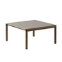 Muuto - Couple Coffee table, 84 x 80 cm, 2 Plain, dark oiled oak / taupe