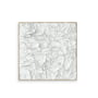 Studio Mykoda - SAHAVA Dune 2, 100 x 100 cm, white / frame pine nature