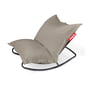 Fatboy - Action set: Rock 'n' Roll Lounge Chair, black + Original Outdoor Beanbag, grey taupe