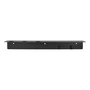 Meraki - Shelf with bottle holder and hook bar, matte black finish