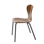 Thonet - S 220 Chair, walnut / frame black RAL 9005