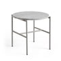 Hay - Rebar Side table Ø 45 x H 40.5 cm, marble gray / fossil gray