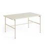 HAY - Rebar Side table rectangular, marble beige / alabaster