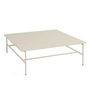 HAY - Rebar Coffee Table, 100 x 104 cm, marble beige / alabaster
