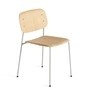 HAY - Soft Edge 40 chair, oak clear lacquered / gray