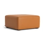 HAY - Mags Ottoman 02 (S), Sense Cognac leather / white stitching