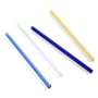 Hay - Sip Straws, Straight, opaque mix (set of 4)