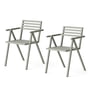 NINE - 19 Outdoors Stacking Armchair, gray