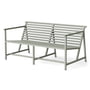 NINE - 19 Outdoors Lounge Garden bench 145 x 70 cm, gray (RAL 120 70 05)