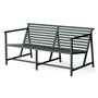 NINE - 19 Outdoors Lounge Garden bench 145 x 70 cm, green (RAL 200 20 10)