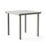 NINE - Dining Table, square, 80 x 80 cm, gray (RAL 120 70 05)