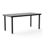 NINE - 19 Outdoors Dining Table, rectangular, 167 x 80 cm, black