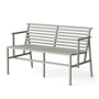 NINE - 19 Outdoors Dining Garden bench 125 x 75 cm, gray (RAL 120 70 05)