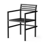 NINE - 19 Outdoors Dining Armchair, black