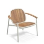 Emu - Twins garden lounge chair, teak / white