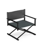 Emu - Garden director lounge chair, black / stone gray