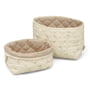 Cam Cam Copenhagen - Quilted storage baskets, ashley / latte (set of 2)