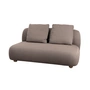 Cane-Line - Capture 2-seater sofa module, taupe