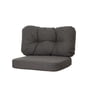 Cane-Line - Ocean Lounge chair cushion set, large, dark gray (2 pcs.)