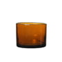 ferm Living - Oli Water glass, H 6 cm, recycled amber