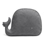 Hey Sign - Cushion whale 45 x 30.7 cm, anthracite