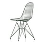 Vitra - Wire Chair DKR (H 43 cm), dark green / without cover, plastic glides (basic dark)