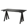 String - Works Desk, black, table top 160 x 78 cm