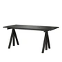 String - Works Desk, black, table top 160 x 78 cm