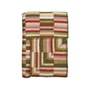 Røros Tweed - Ida Wool blanket 200 x 135 cm, olive burgundy