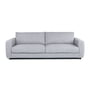 Nuuck - Bente 3-seater sofa, 230 x 100 cm, light gray (Melina Grey Breeze 1240)