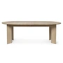 Ferm Living - Bevel Extending table, beech white oiled