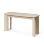 Ferm Living - Bevel Bench, 90 x 35 cm, beech white oiled