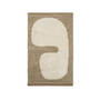 ferm Living - Lay Doormat, 50 x 70 cm, dark taupe / off-white