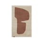 ferm Living - Lay Doormat, 50 x 70 cm, parchment / rust