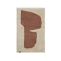 Ferm Living - Lay Doormat, 50 x 70 cm, parchment / rust