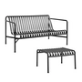 HAY - Palissade Lounge Sofa + Ottoman, anthracite